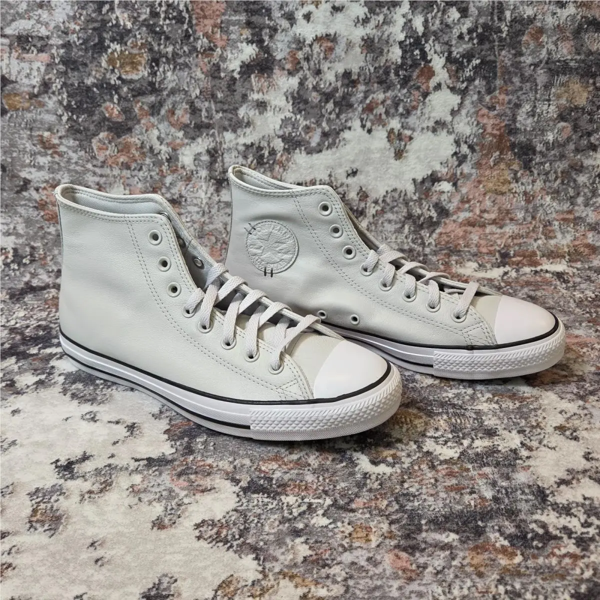 Converse shoes - Converse Chuck Taylor All Star High Leather - Gray 7