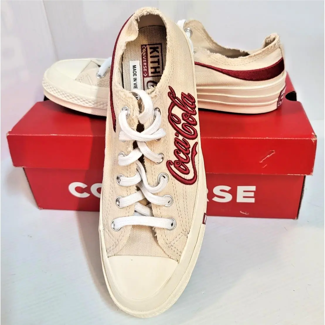 Converse Kith All Star Coca-cola Chuck Taylor Athletic Shoes - - Sz 8 Men`s