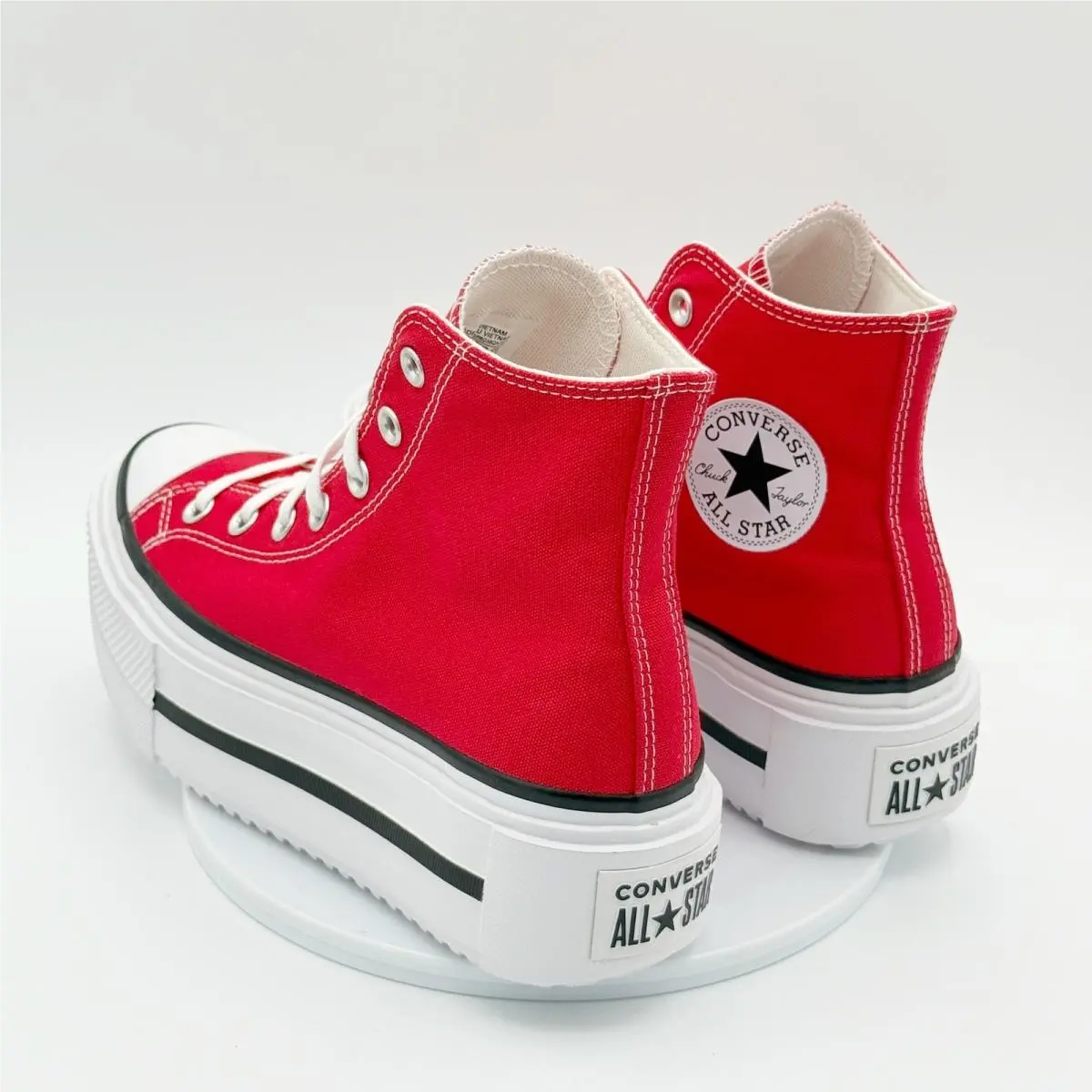 Converse shoes - Converse Chuck Taylor All Star Lift Double Stack Hi - Red 2