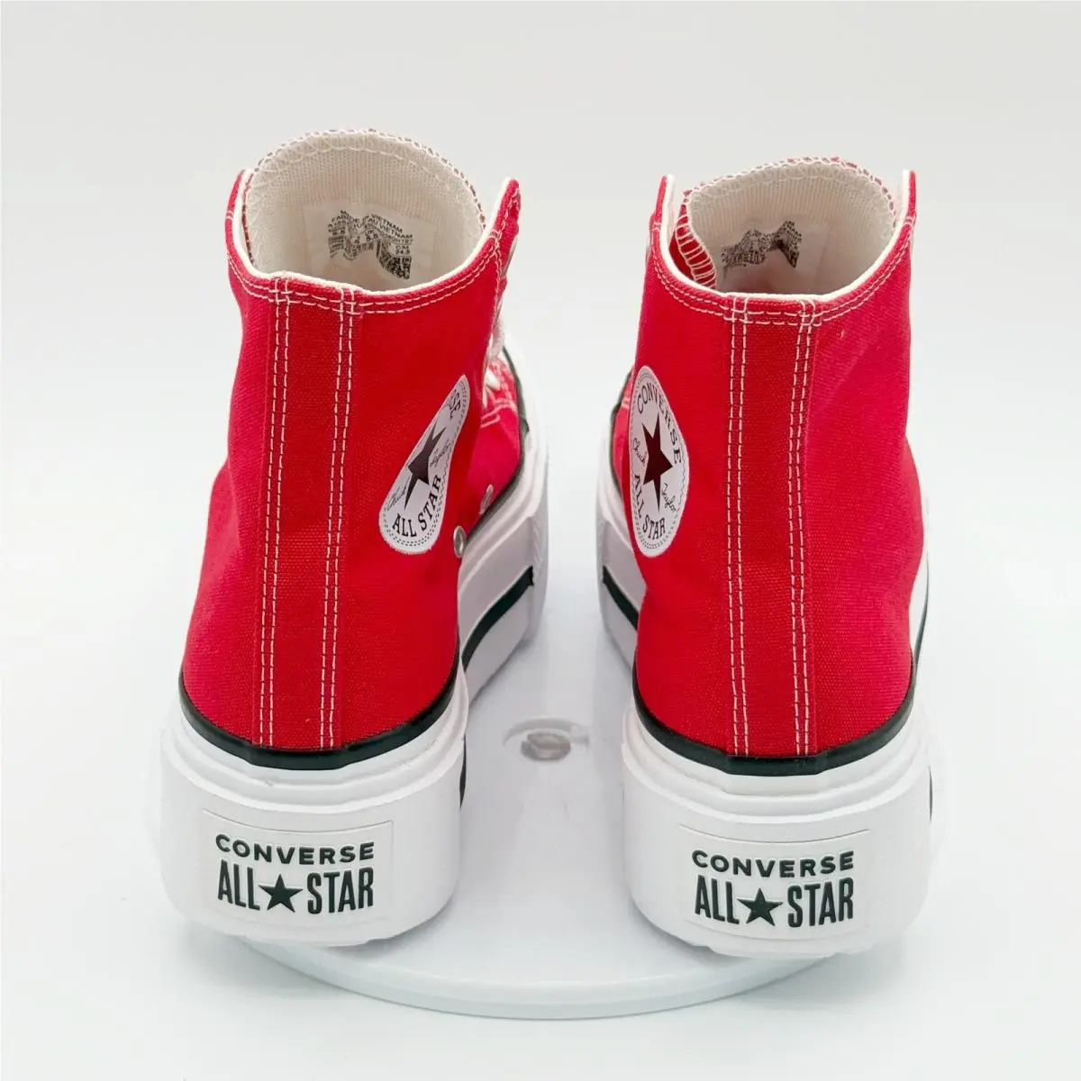 Converse shoes - Converse Chuck Taylor All Star Lift Double Stack Hi - Red 3