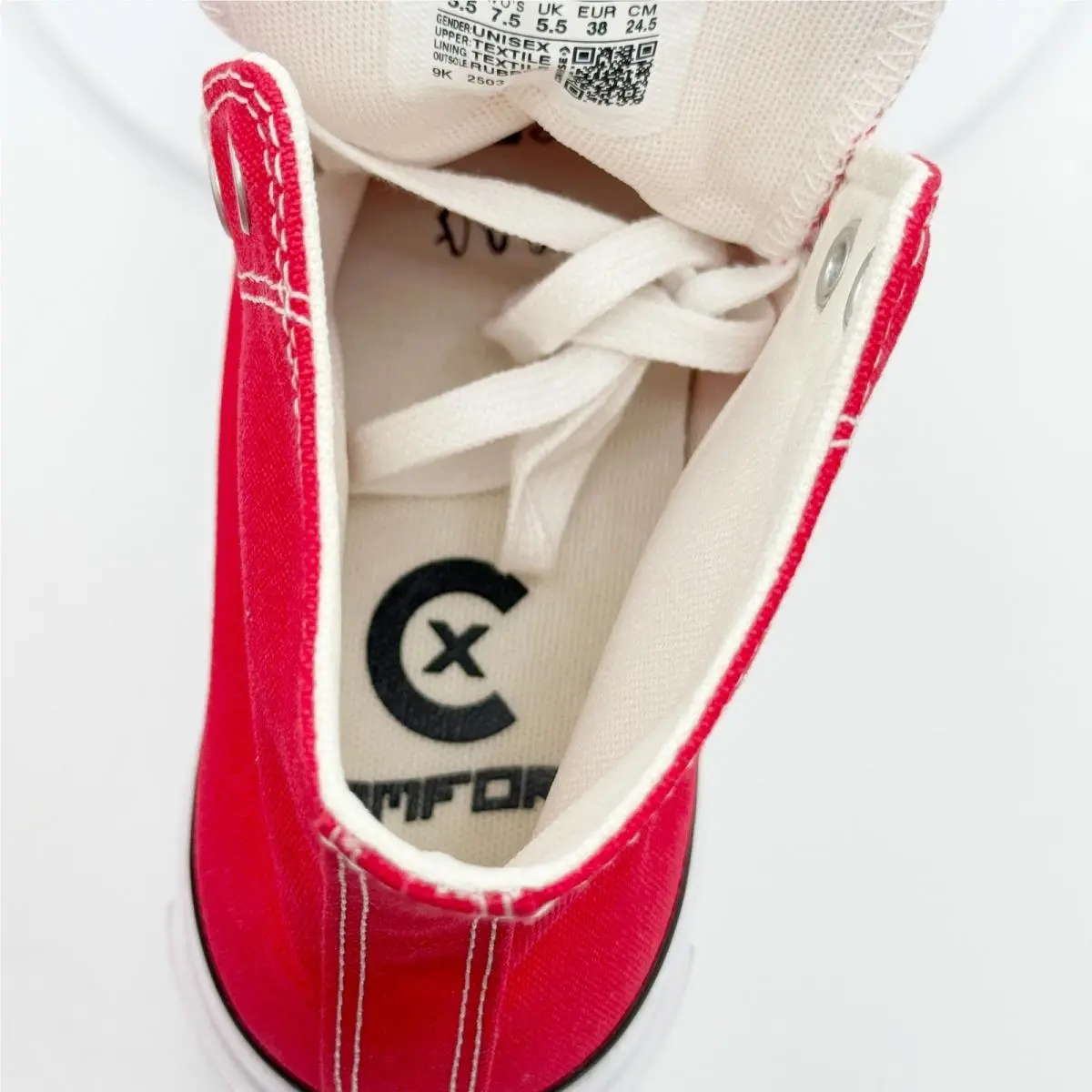 Converse shoes - Converse Chuck Taylor All Star Lift Double Stack Hi - Red 6