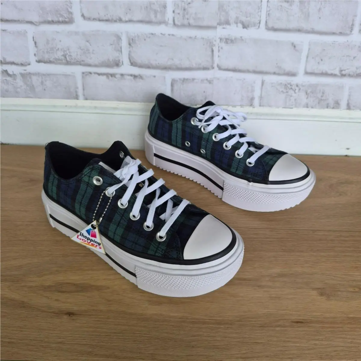 Converse shoes - Lift Double Stack - Lift Double Stack - Black (UPC: 194435649818) 0