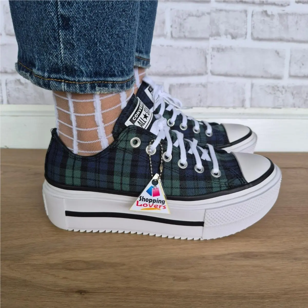 Converse shoes - Lift Double Stack - Lift Double Stack - Black (UPC: 194435649818) 7