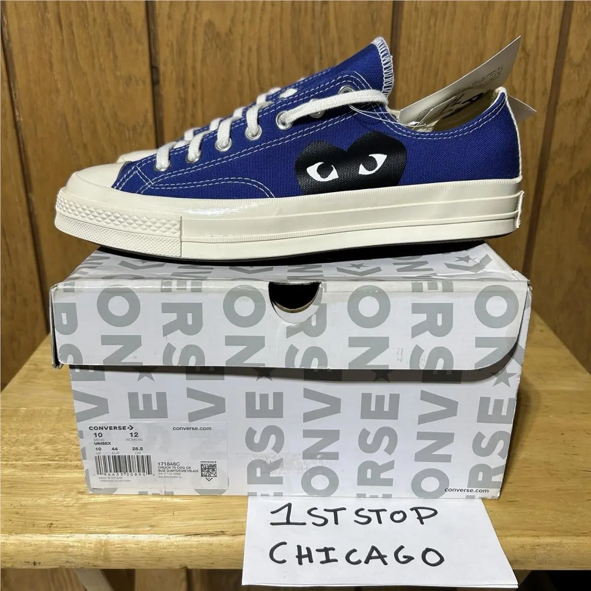 Converse shoes - Converse x Comme Des Garcons - 171848C - Blue 1
