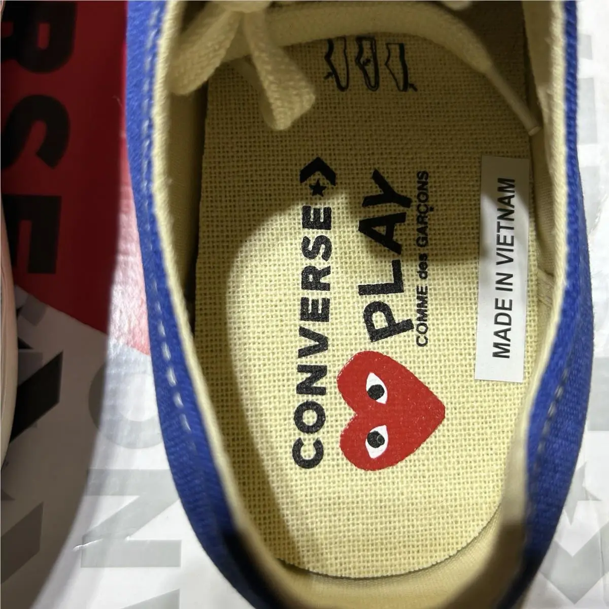 Converse shoes - Converse x Comme Des Garcons - 171848C - Blue 4