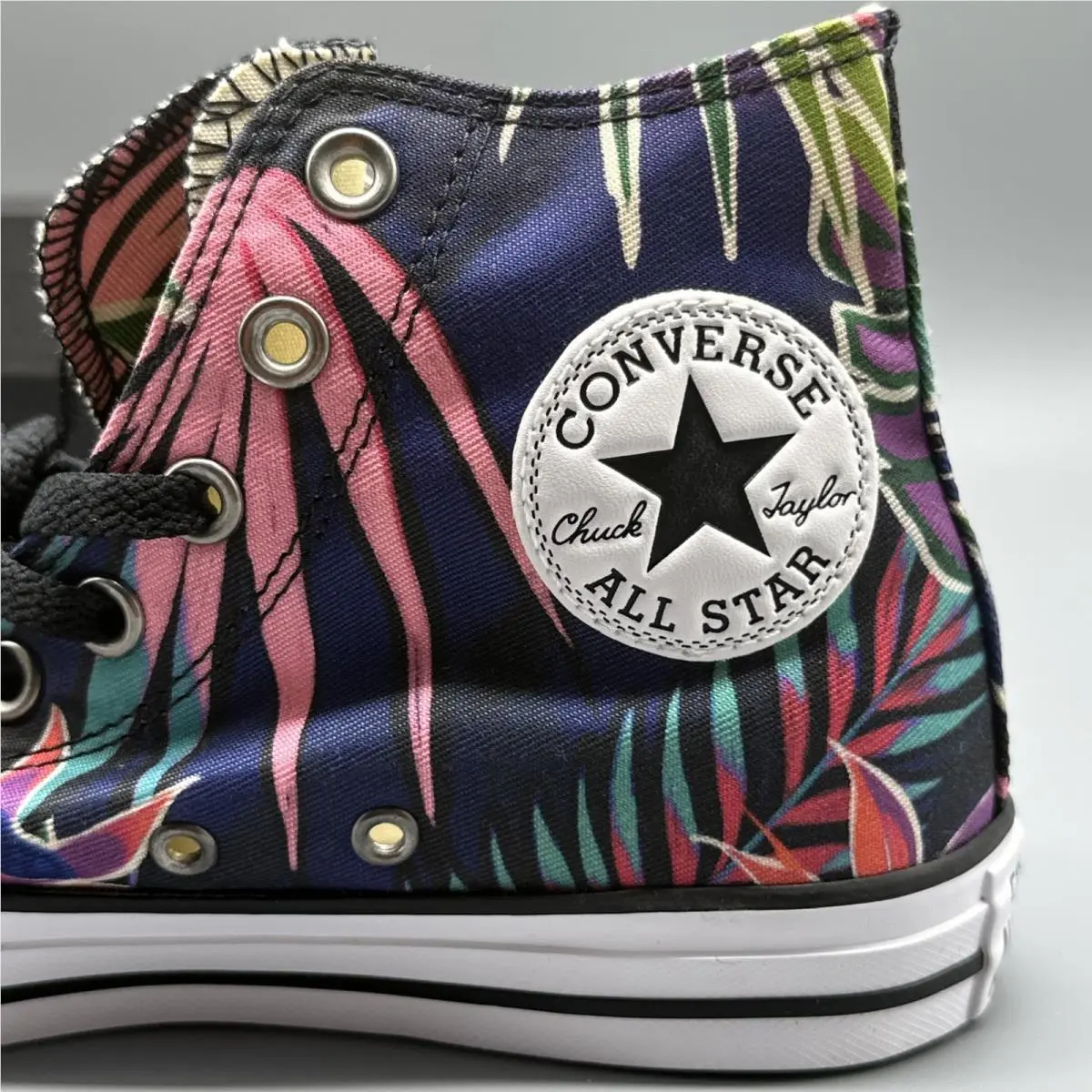 Converse All Star Chuck Taylor Hi-toptropical Palm Leaves Flowers Size M5-W7