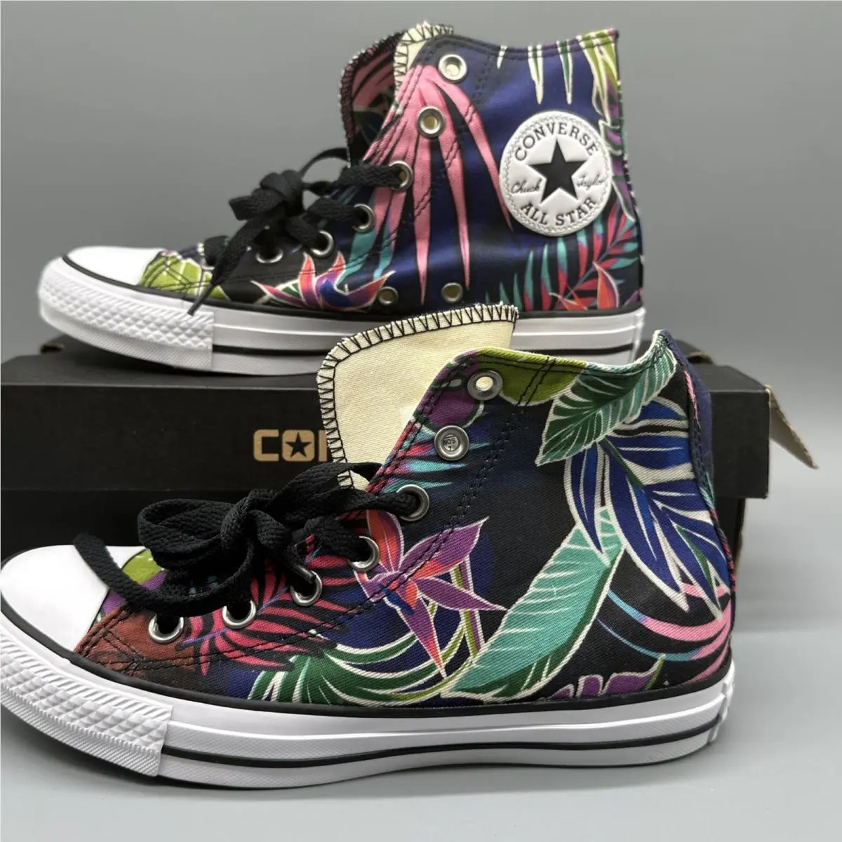 Converse shoes - Converse Chuck Taylor All-Star Hi - 155393C - Purple Fuchsia glow menta 7