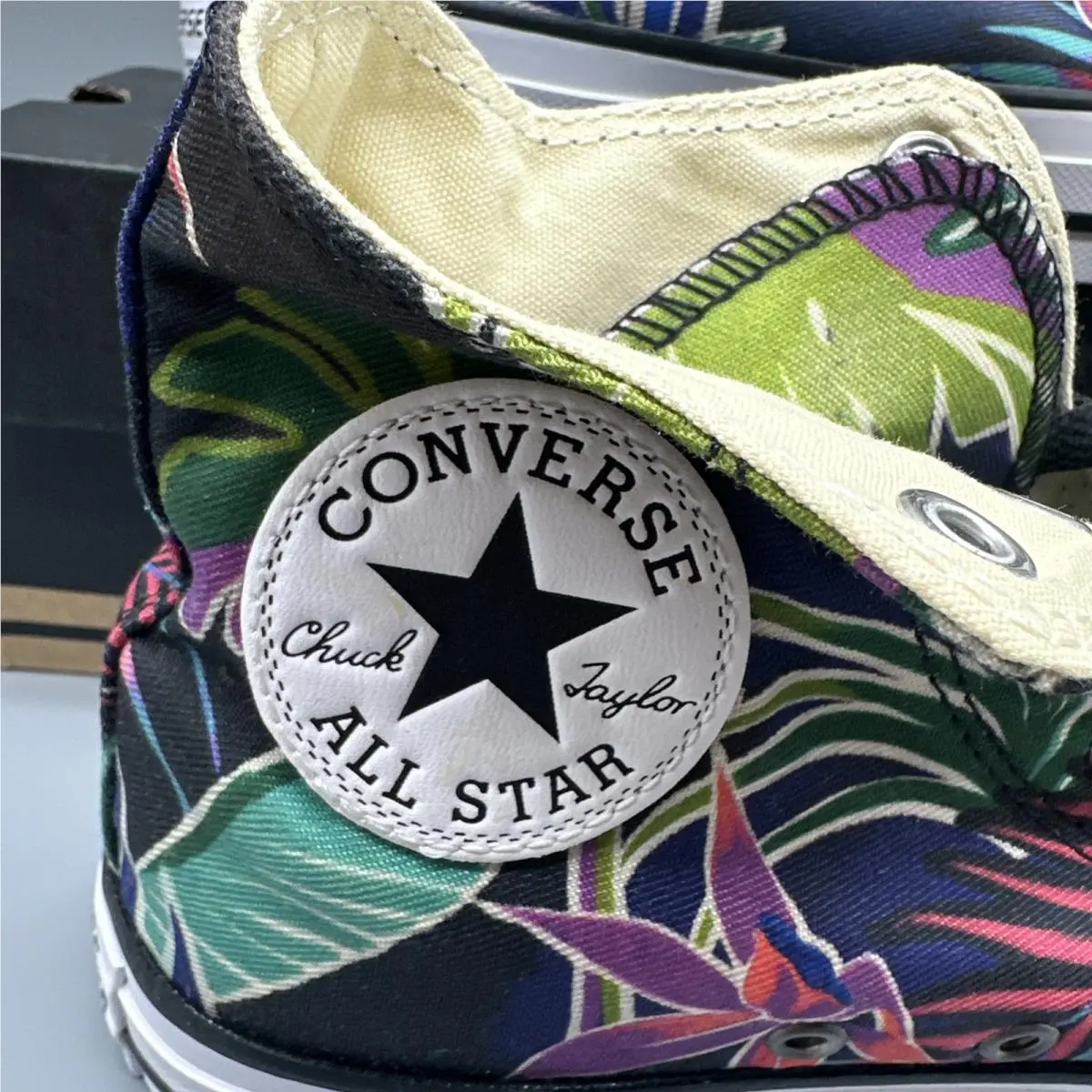 Converse shoes - Converse Chuck Taylor All-Star Hi - 155393C - Purple Fuchsia glow menta 6