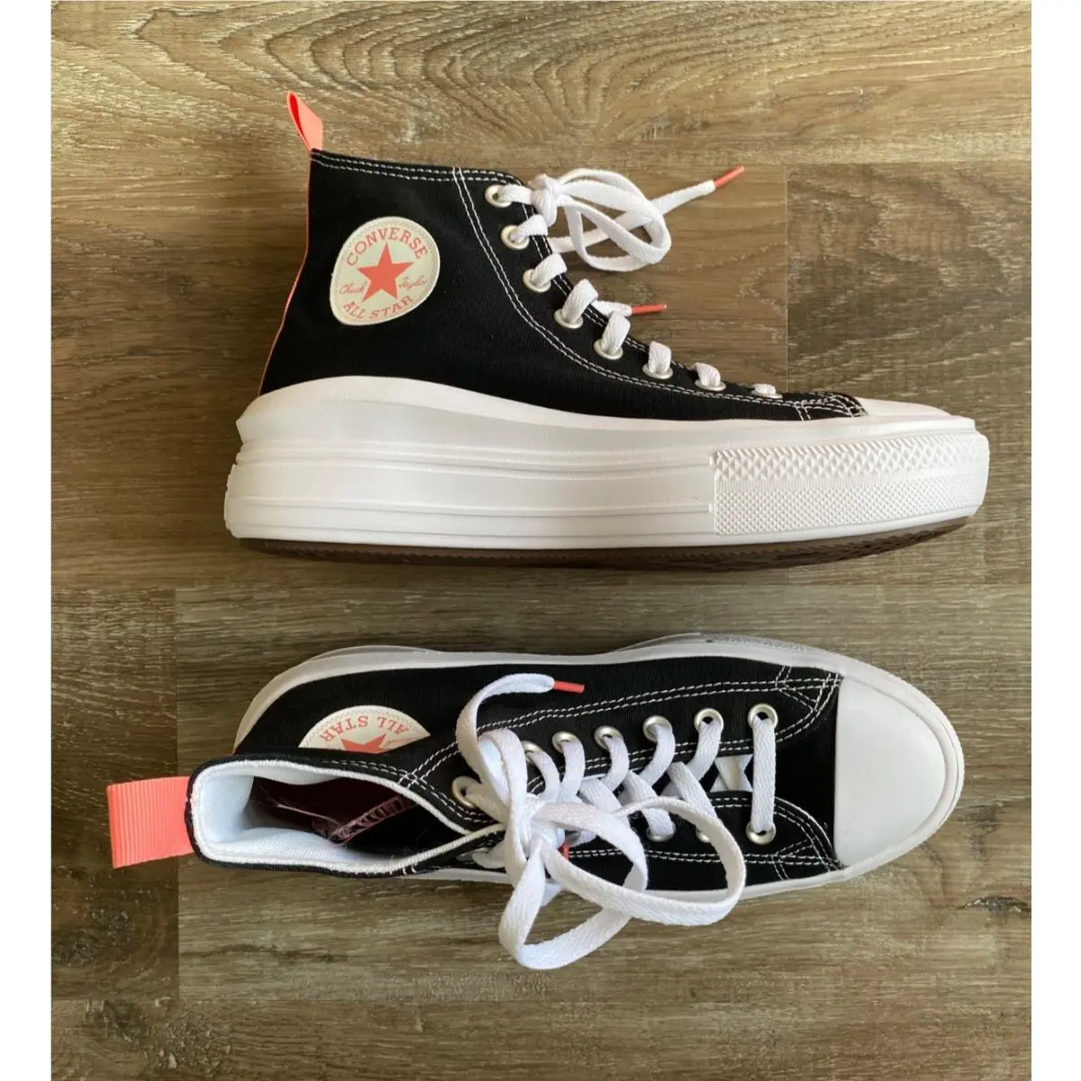 Chuck Taylor All Star High Top Move Platform Sneakers Kids Size 7 by Converse