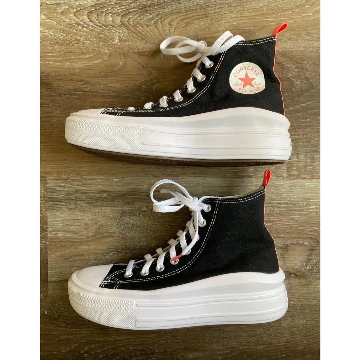 Converse shoes - Converse Chuck Taylor All Star Move Platform - 070728074447 - Black (UPC: 194433126670) 2