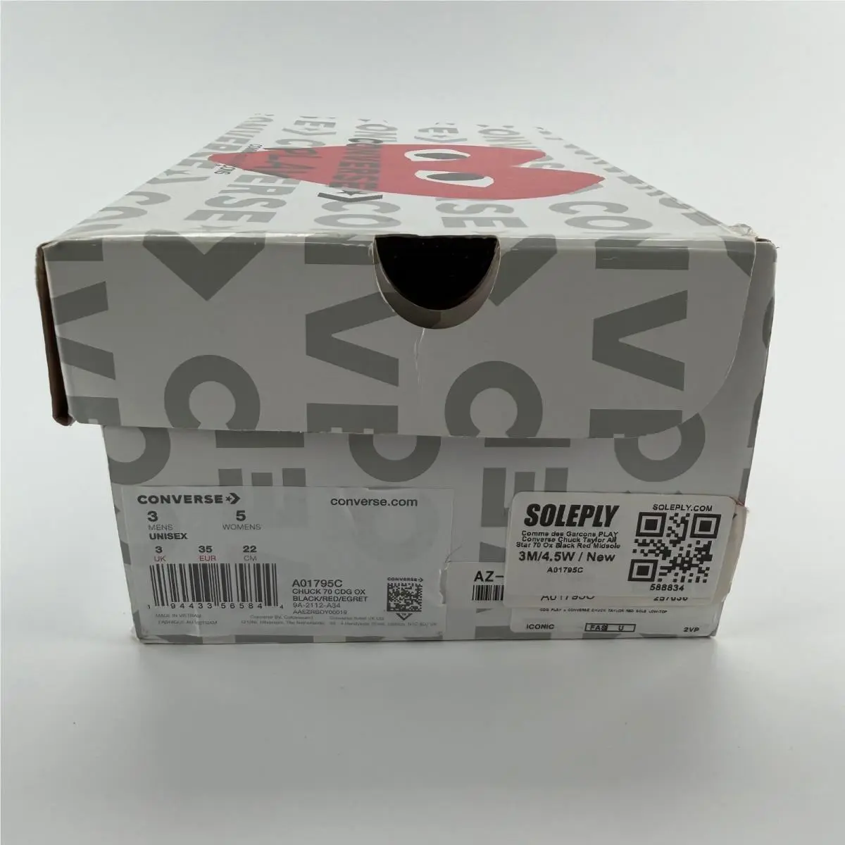 Converse shoes - Chuck 70 CDG Ox - Chuck CDG - Black 8