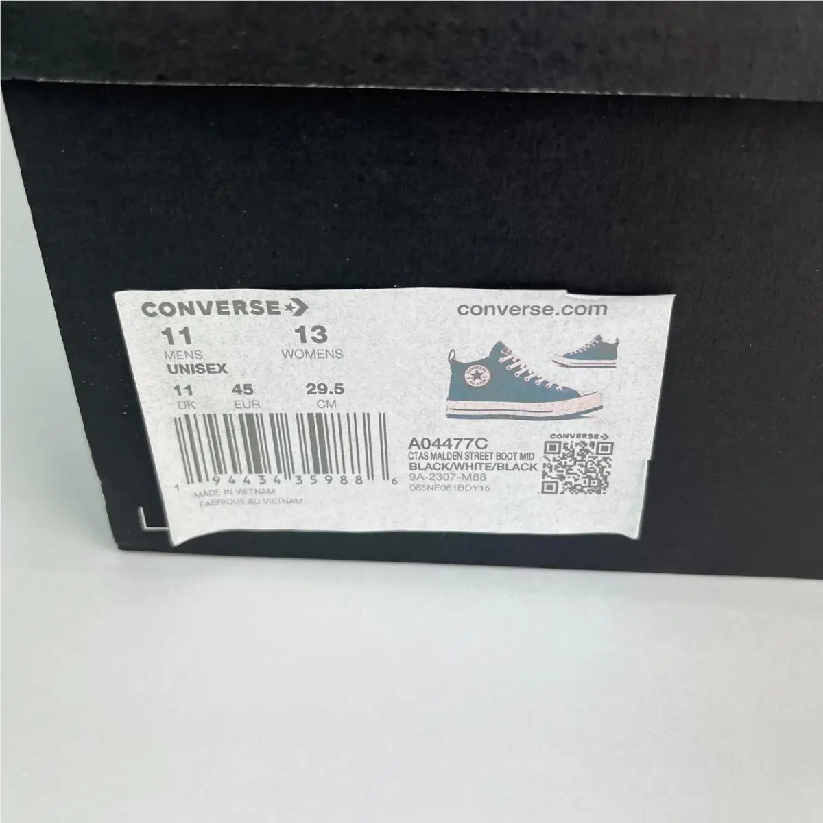Converse shoes - Chuck Taylor All Star Malden Street Boot - A04477C - Black 0