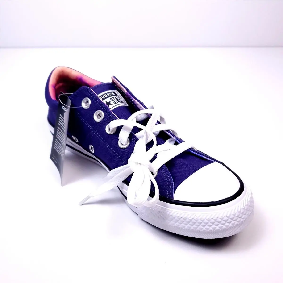 Converse Chuck Taylor All Star Lo Women`s Size 8 Electric Purple Canvas Sneakers