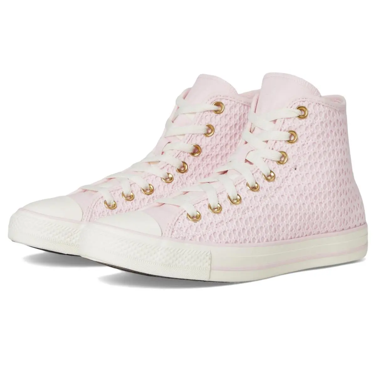 Converse Women’s Chuck Taylor All Star Canvas Knit High Top Pink Size 8