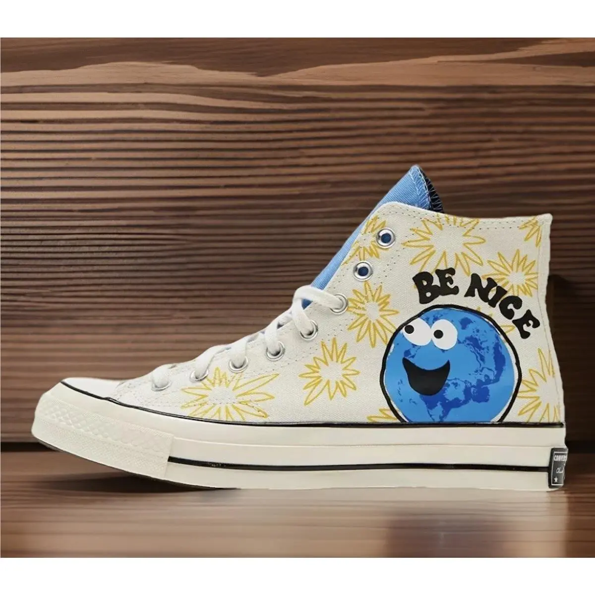 Converse Chuck Taylor Swift Love Be Nice Floral Womens 9.5 Shoes