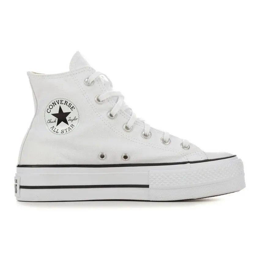 Converse Chuck Taylor All Star Lift Hi White Platform Sneakers 560846F Size 11