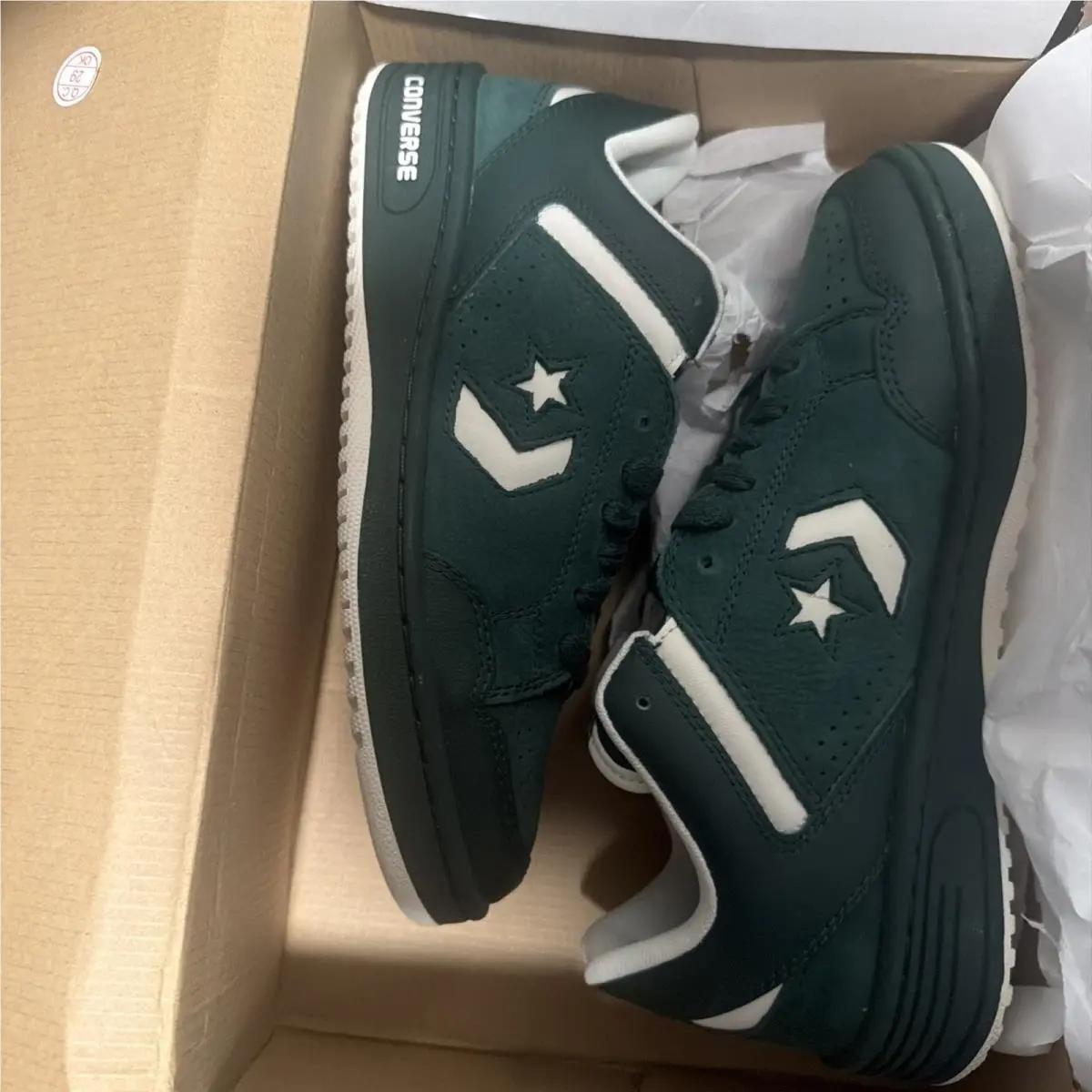 Converse shoes - Converse Weapon - Weapon - White/Green (UPC: 194435213637) 1
