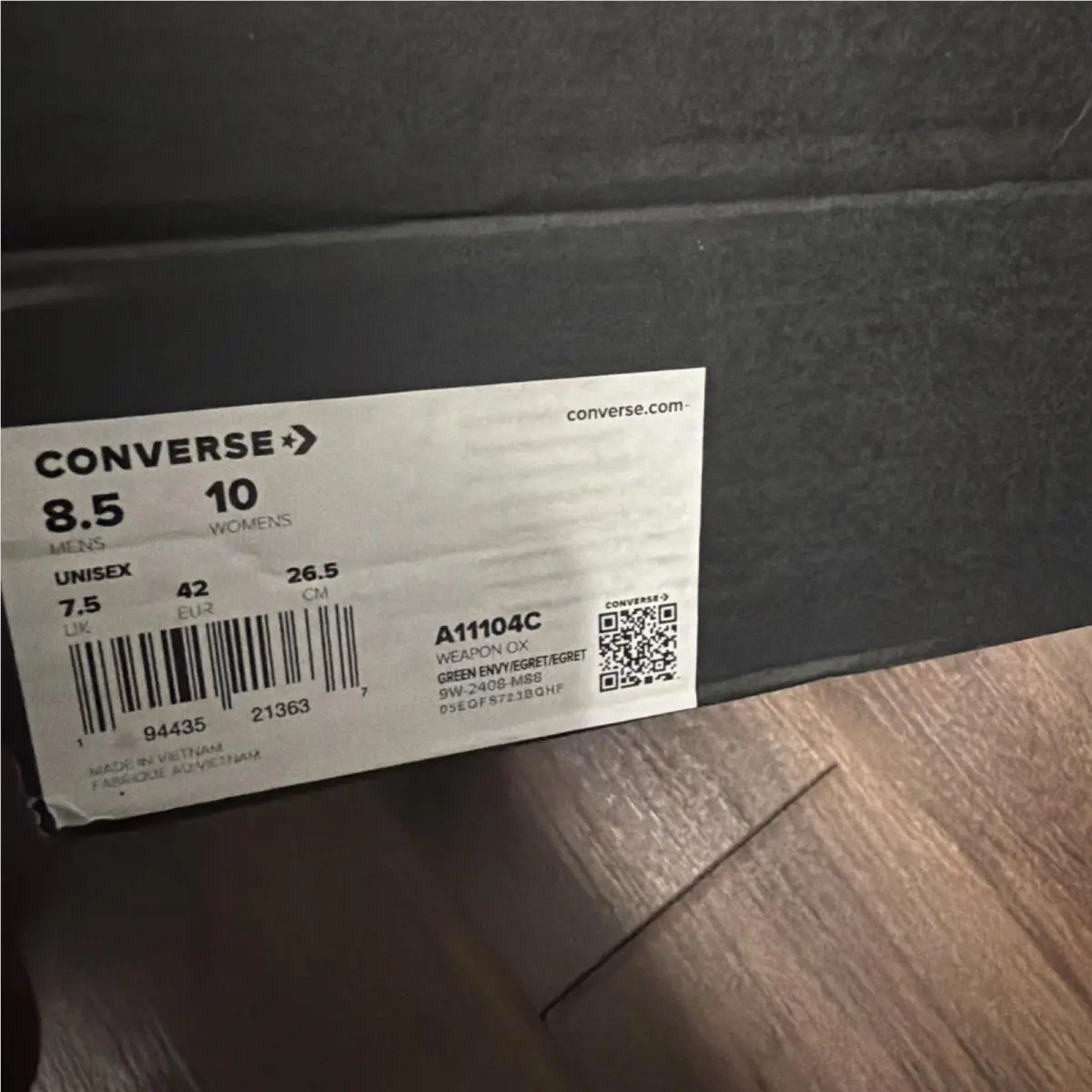 Converse shoes - Converse Weapon - Weapon - White/Green (UPC: 194435213637) 4