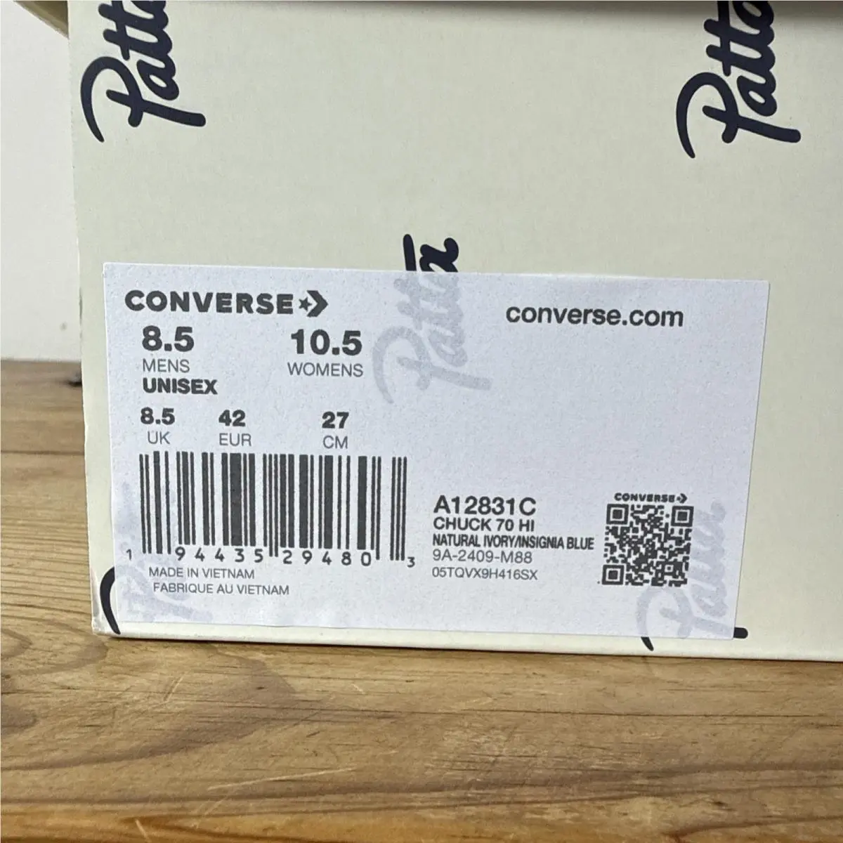 Converse shoes - Converse Chuck 70 - Chuck - A12831C - Ivory, Manufacturer: Natural Ivory/Black 6