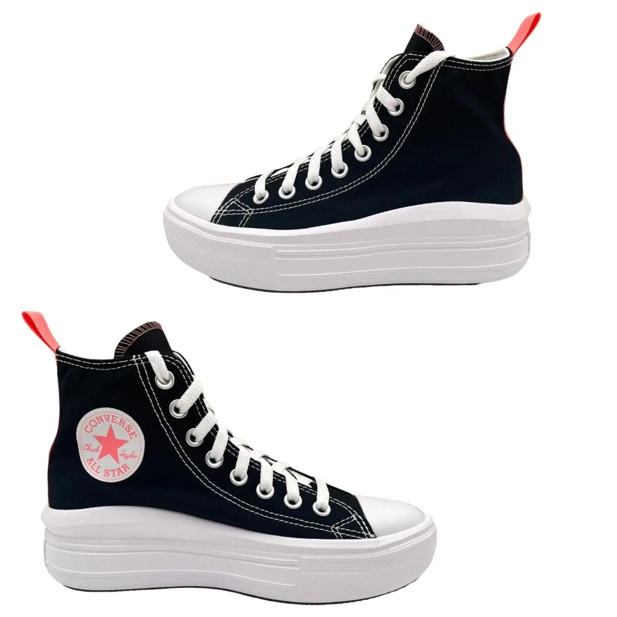 Converse shoes - Converse Chuck Taylor All Star Move - Black (UPC: 194433126656) 15