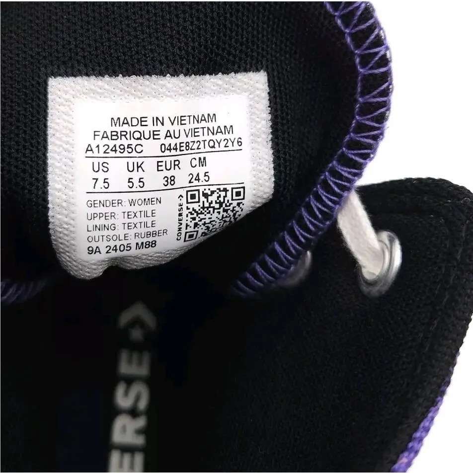 Converse shoes - ALL STAR LIFT - ALL STAR LIFT - A12495C - Purple (UPC: 194435124162) 3
