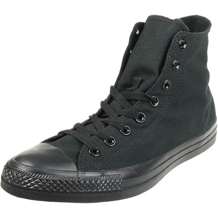 Converse Chuck Taylor Black Monochrome High Top Men`s 6.5 Womens 8.5