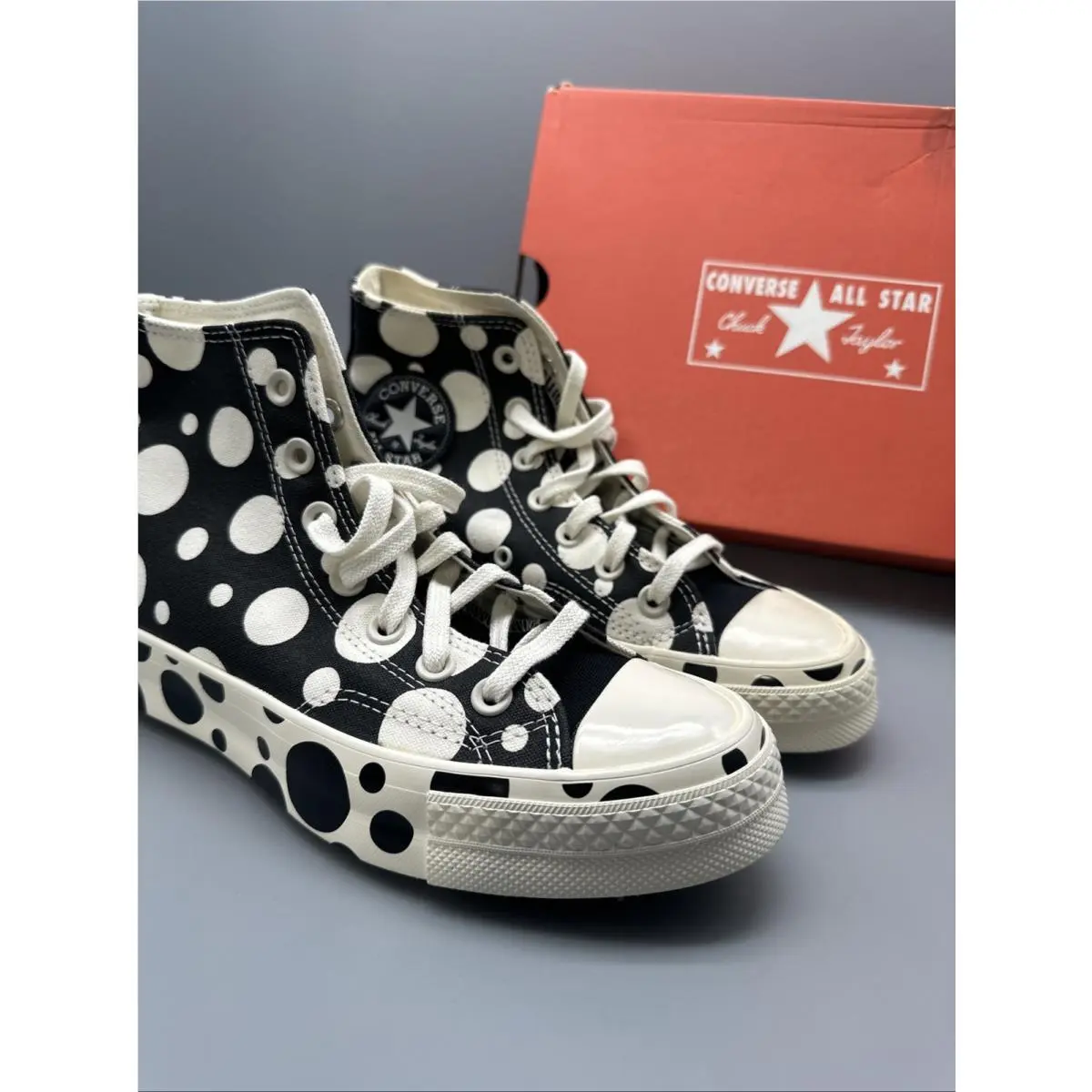 Converse Chuck 70 Hi Womens A01182c Polkadots Sneakers Size 6.5