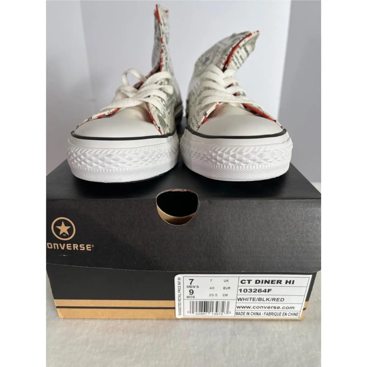 Converse shoes - Converse Chuck Taylor All Star Canvas High Top - 103264F - White 3