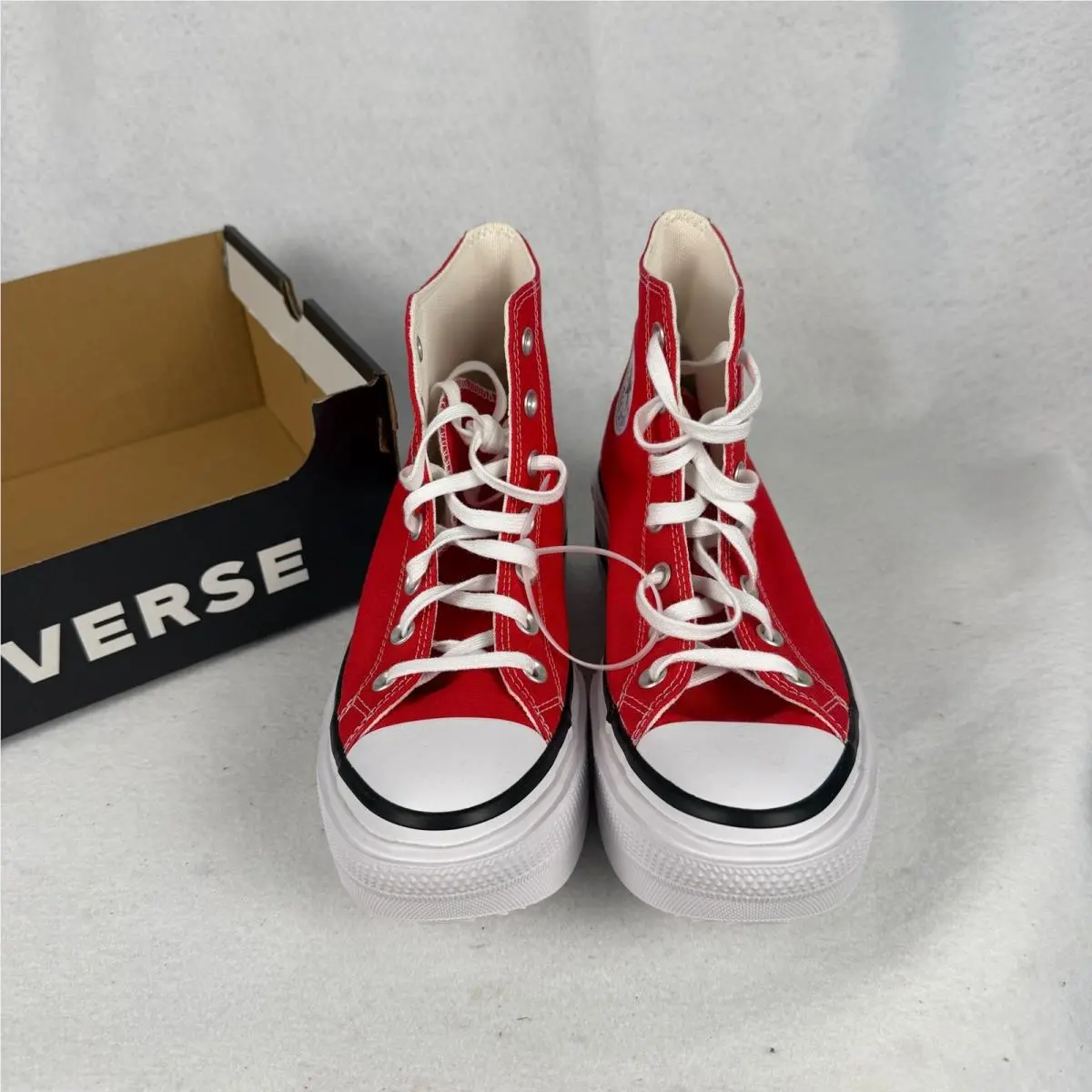 Converse shoes - Converse Chuck Taylor All Star Lift Double Stack Hi - Red 1