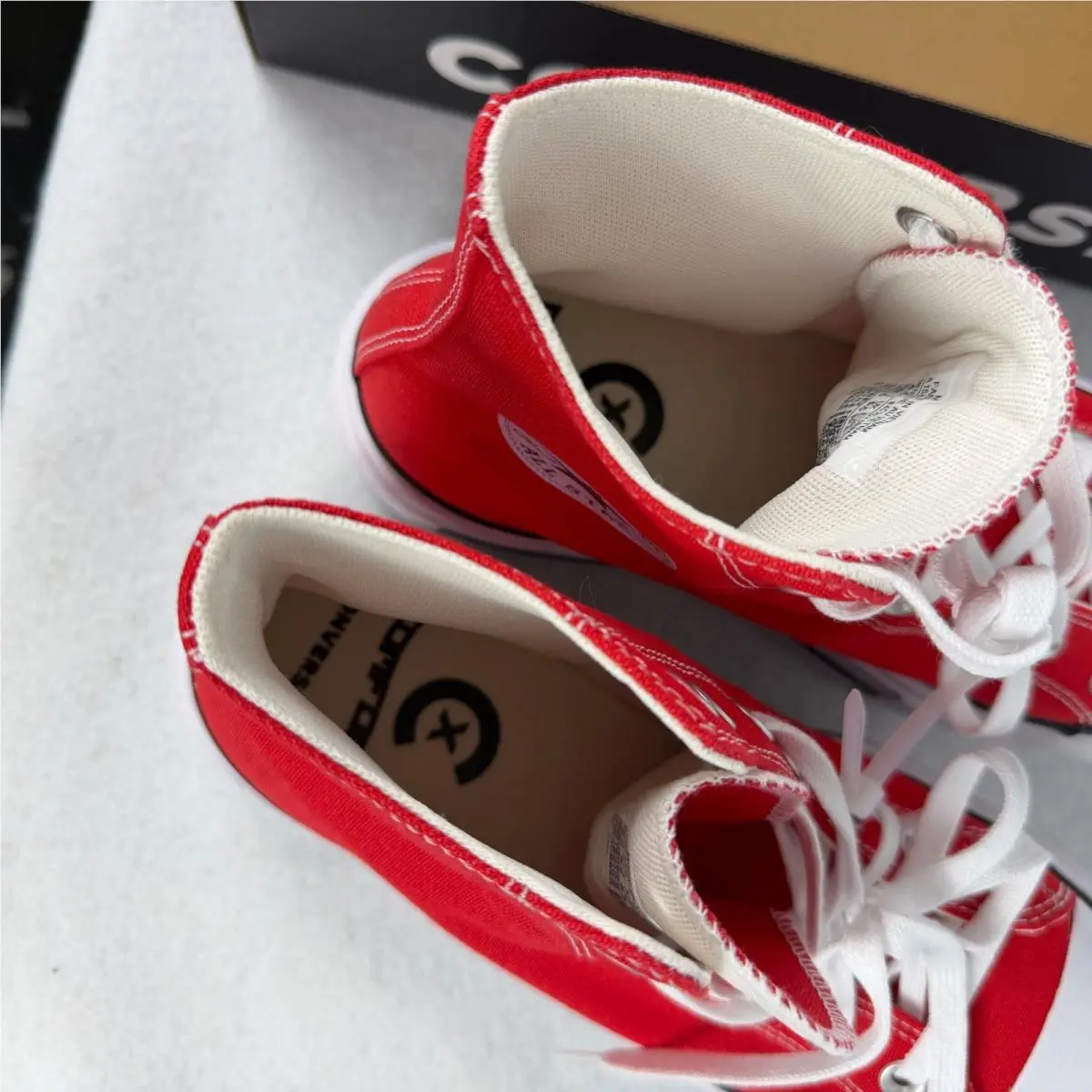 Converse shoes - Converse Chuck Taylor All Star Lift Double Stack Hi - Red 6