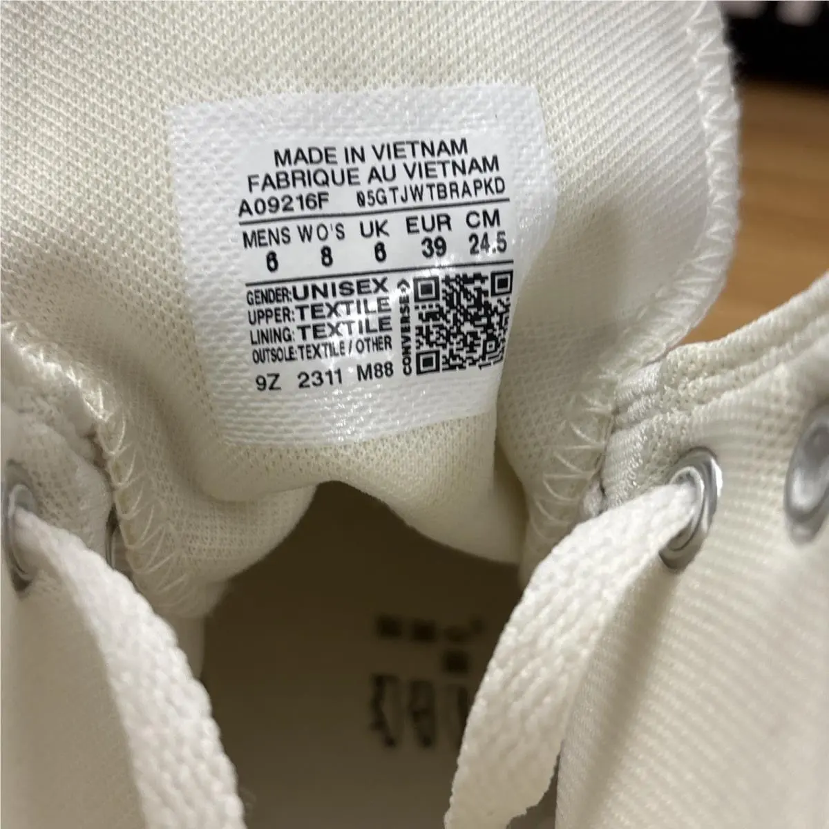 Converse shoes - Converse Chuck Taylor Lift Hi - A09216F - Cream / White 9