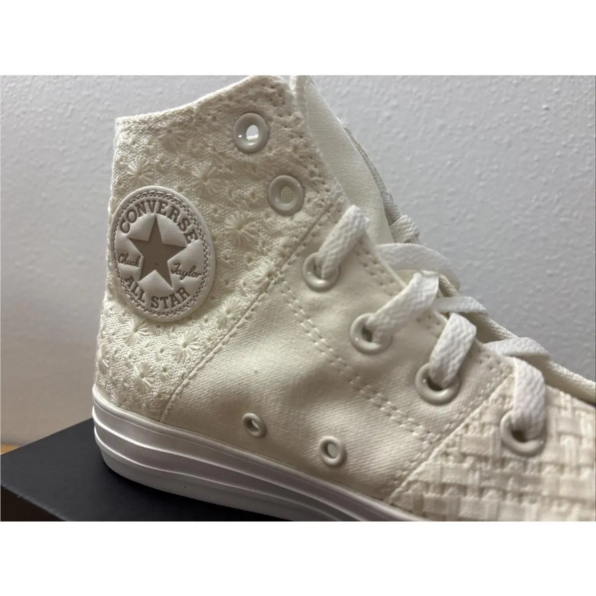 Converse shoes - Converse Chuck Taylor Lift Hi - A09216F - Cream / White 1