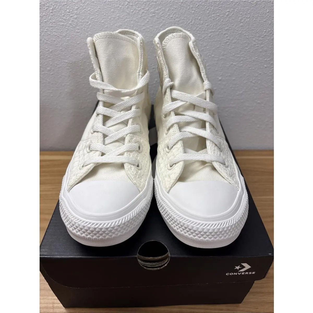 Converse shoes - Converse Chuck Taylor Lift Hi - A09216F - Cream / White 5