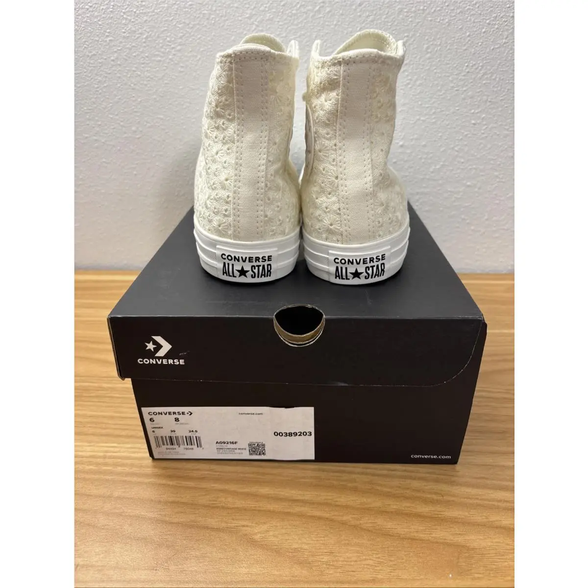 Converse shoes - Converse Chuck Taylor Lift Hi - A09216F - Cream / White 6