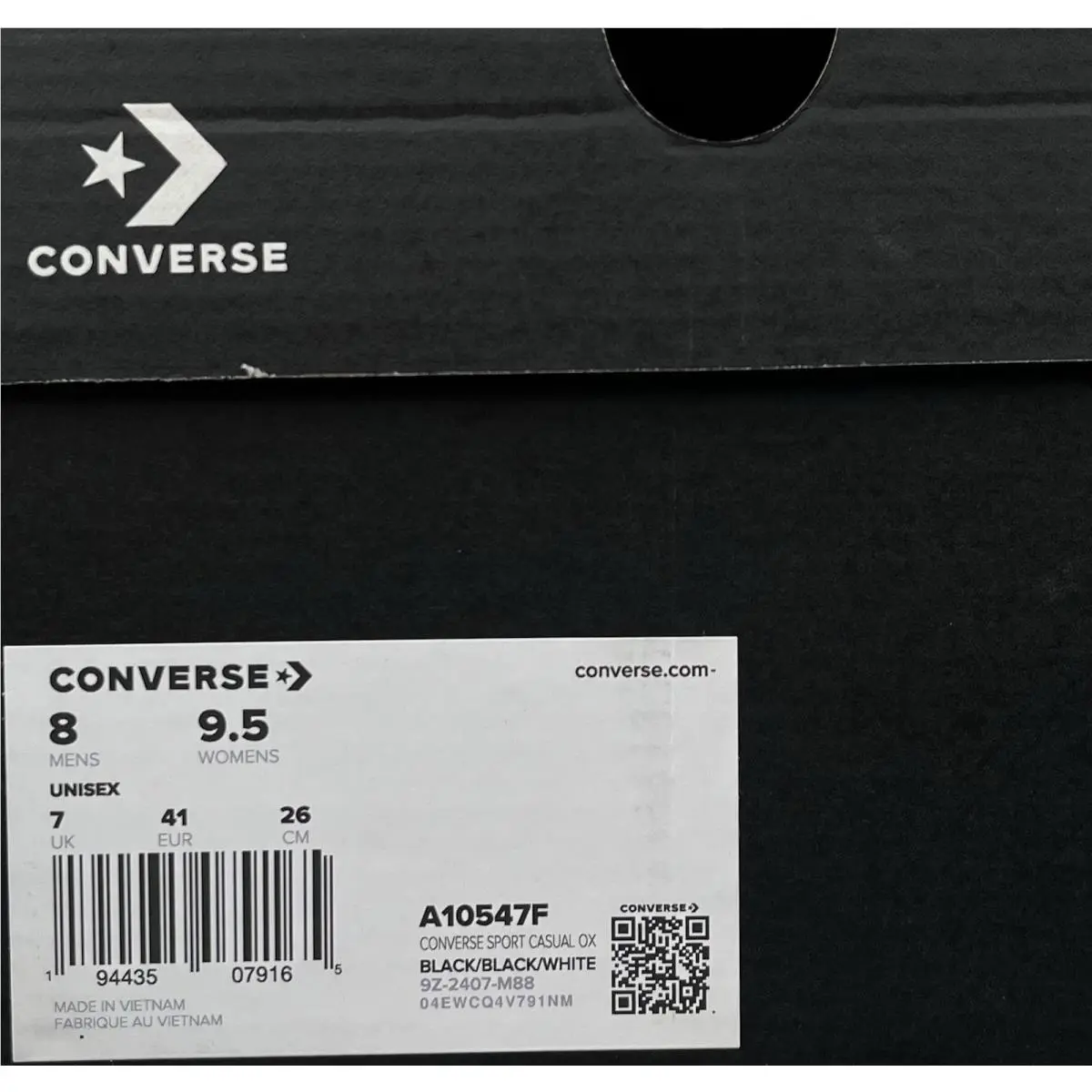 Converse shoes - Converse Chuck Taylor All Star - Black (UPC: 194435079165) 9