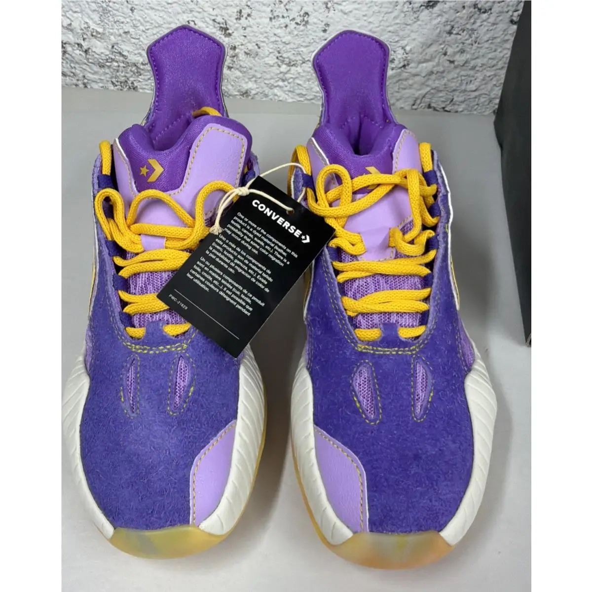 Converse shoes - Converse All Star BB Prototype - Yellow/Purple/White 1
