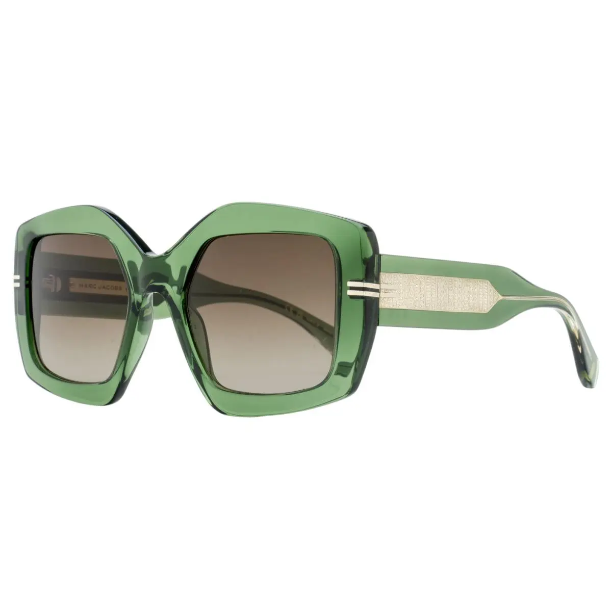 Marc Jacobs Geometric Sunglasses MJ 1109/S 1EDHA Transparent Green 53mm