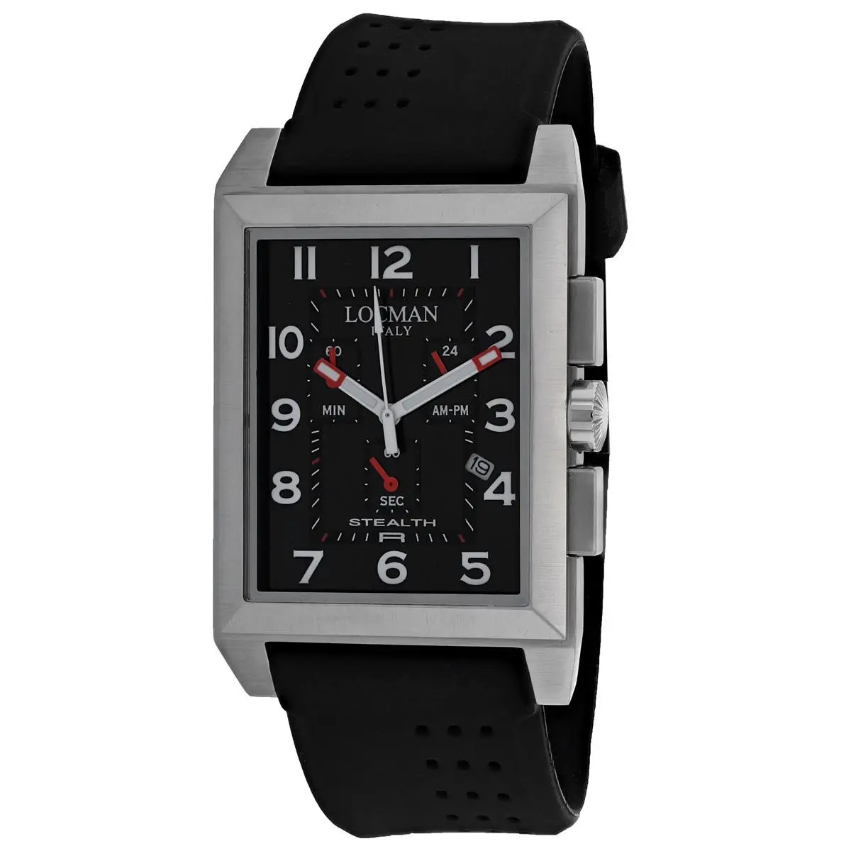 Locman Men`s Classic Black Dial Watch - 242BK2BK