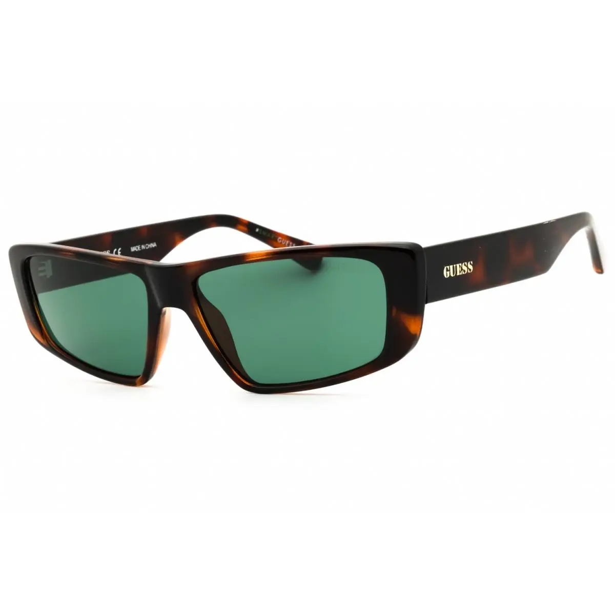 Guess GU8231 52N Dark Havana/green 58-15-145 Sunglasses