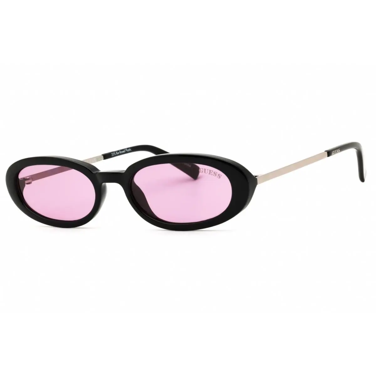 Guess GU8277 01Y Shiny Black/violet 51-18-145 Sunglasses