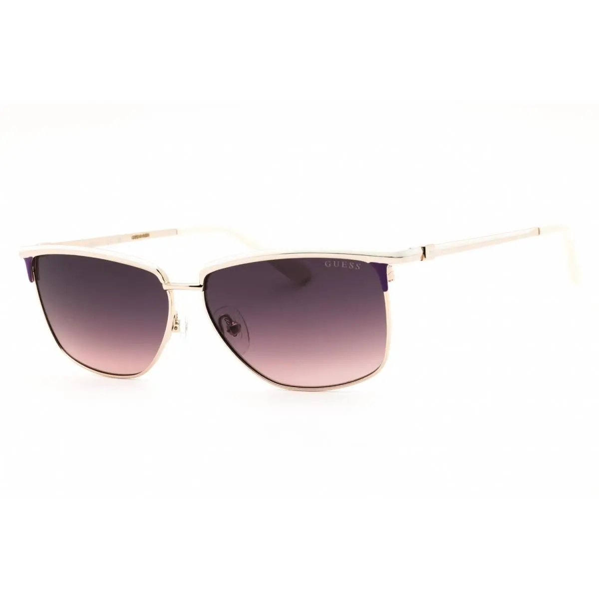 GU00133 21B White/smoke Gradient 56-12-140 Sunglasses by Guess