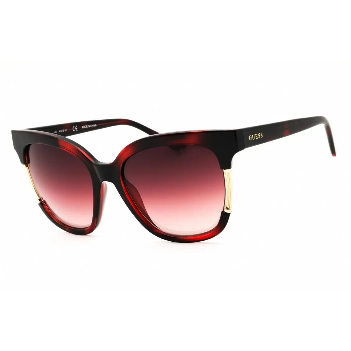 GU7726 71T Bordeaux/bordeaux Gradient 55-18-135 Sunglasses by Guess