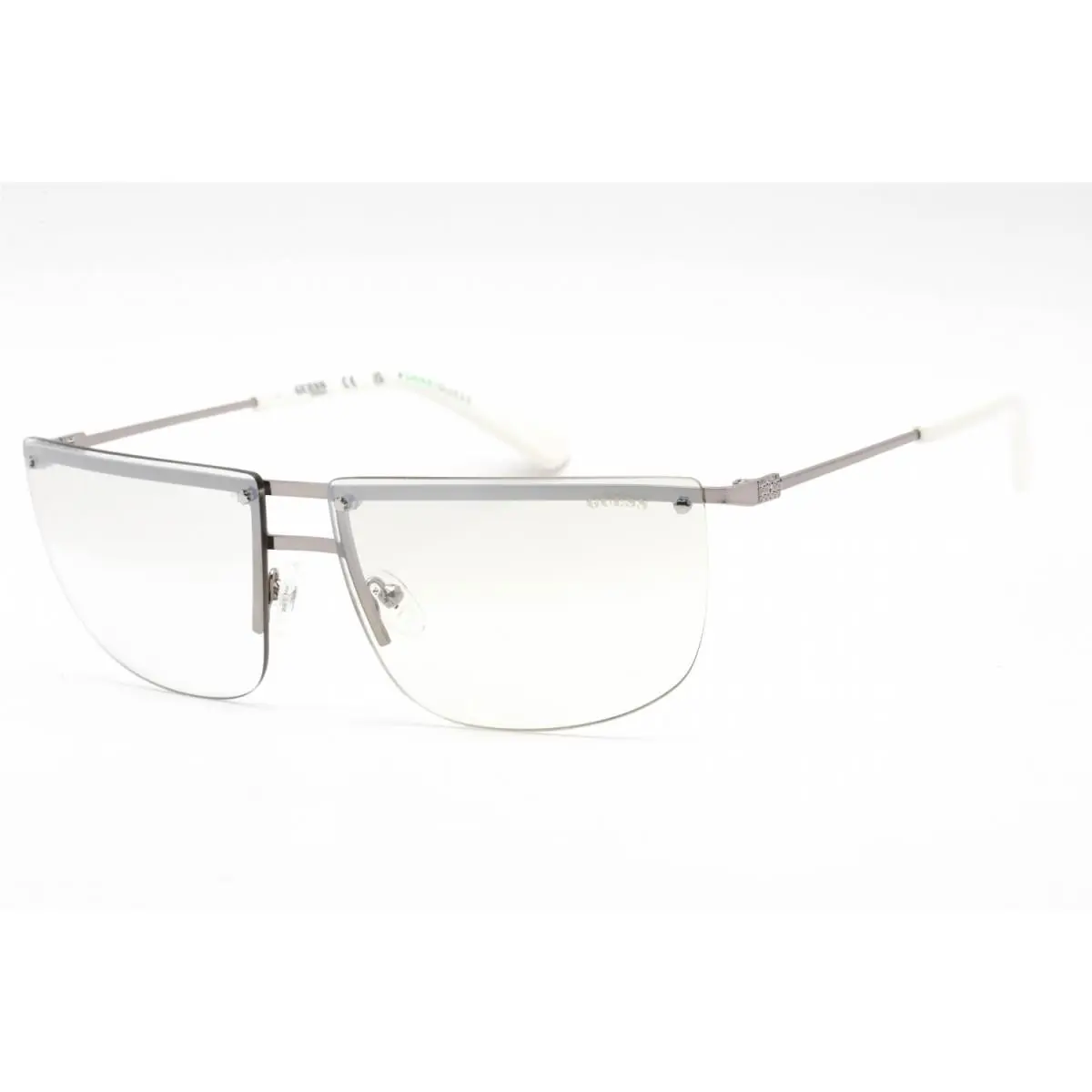 GU8256 10C Nickletin/smoke Mirror 66-14-140 Sunglasses by Guess