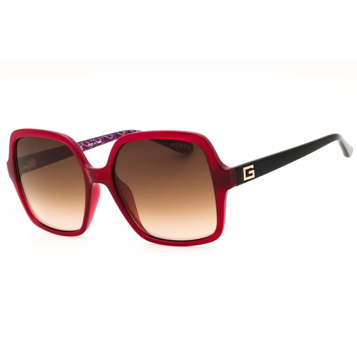 Guess GU7921-H 69G Shiny Bordeaux/brown Mirror 57-17-140 Sunglasses