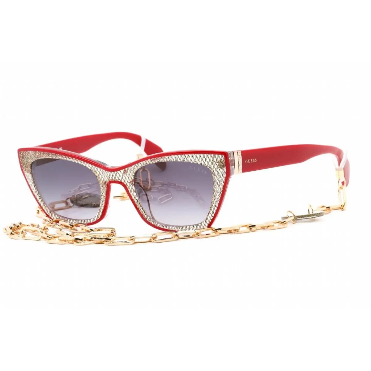 Guess GU7873 69B Shiny Bordeaux/smoke Gradient 53-23-145 Sunglasses