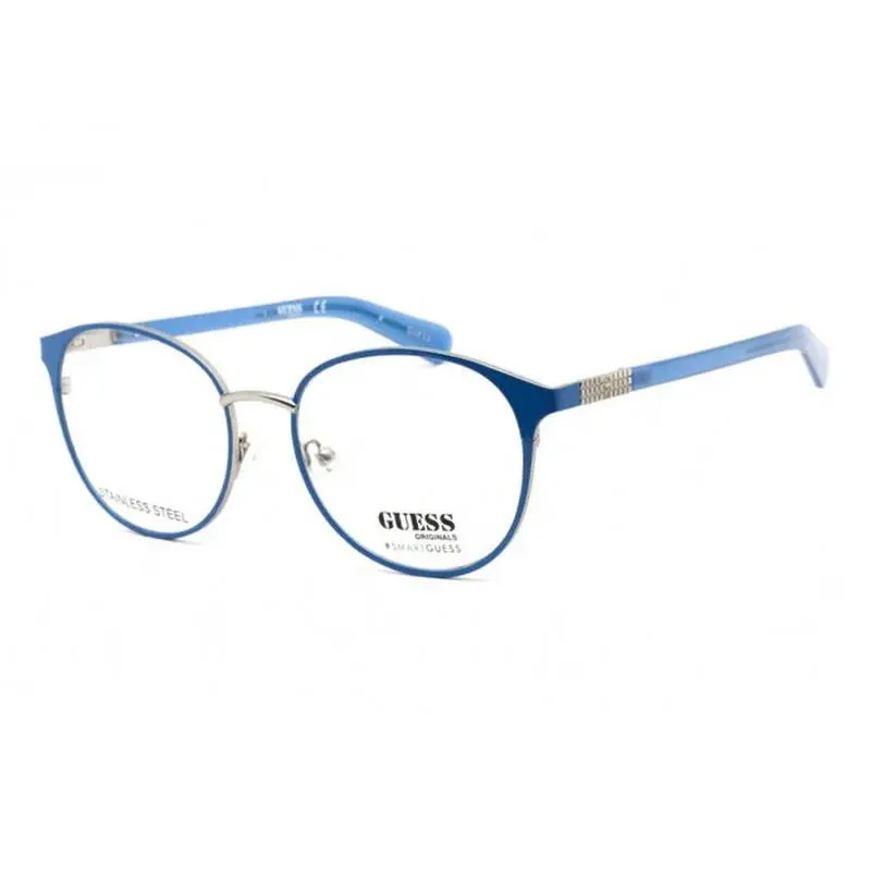 Guess GU8254 092 Blue Silver 54mm Eyeglasses