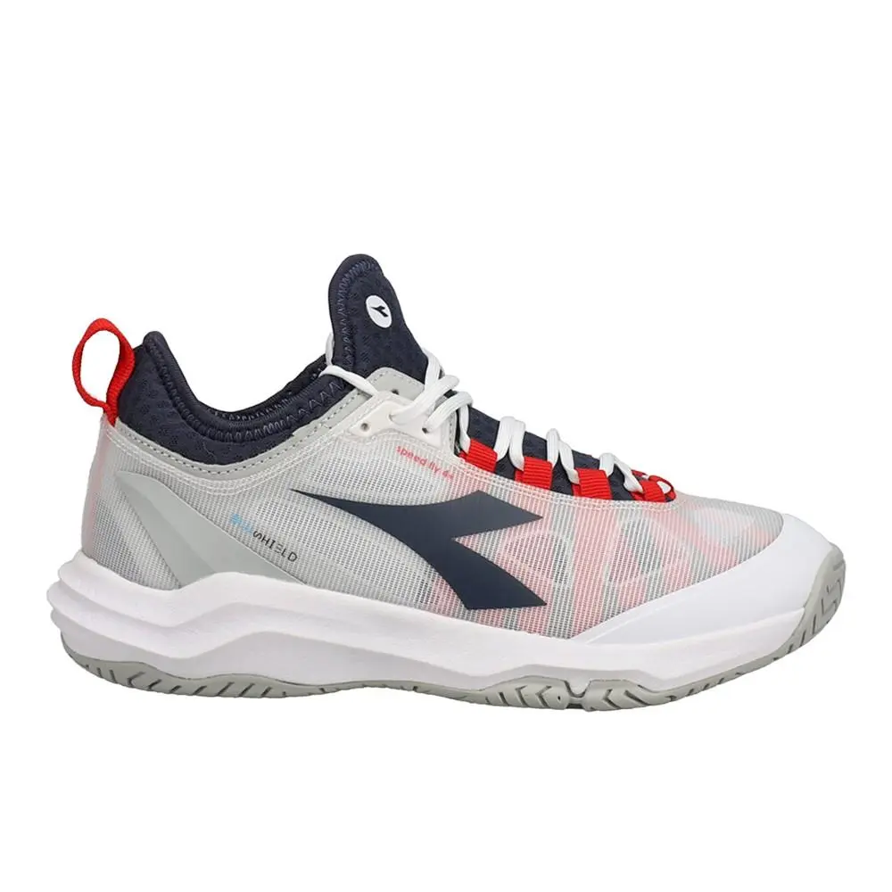 Diadora shoes - diadora Speed Blushield Fly 4 Plus All Ground Tennis - 179507-D0274 - Grey 4