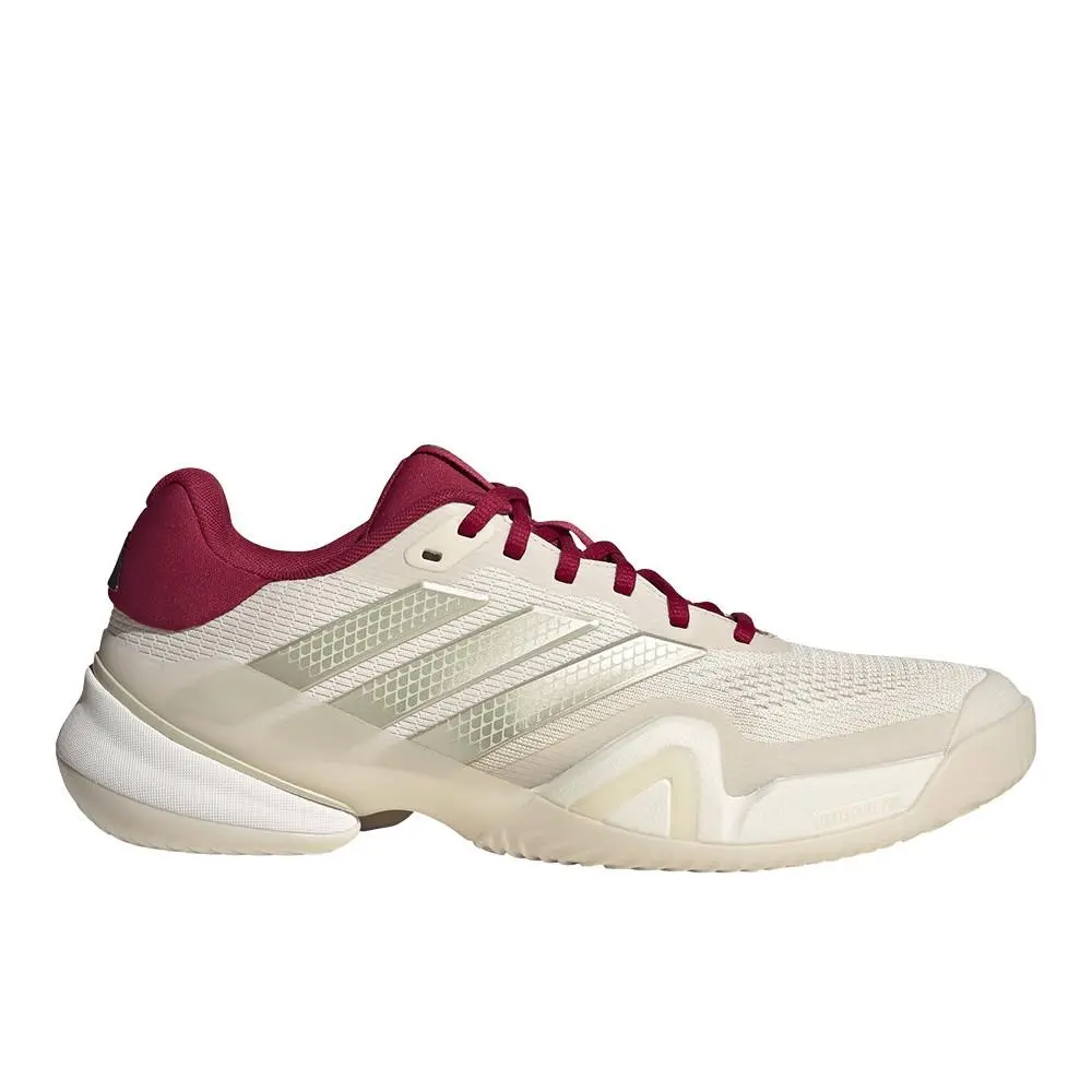 Adidas Barricade 14 Tennis Mens Gold Off White Red Sneakers Athletic Shoes JS