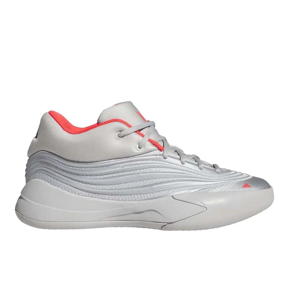 Adidas Dame X Basketball Mens Silver Sneakers Athletic Shoes KJ4398