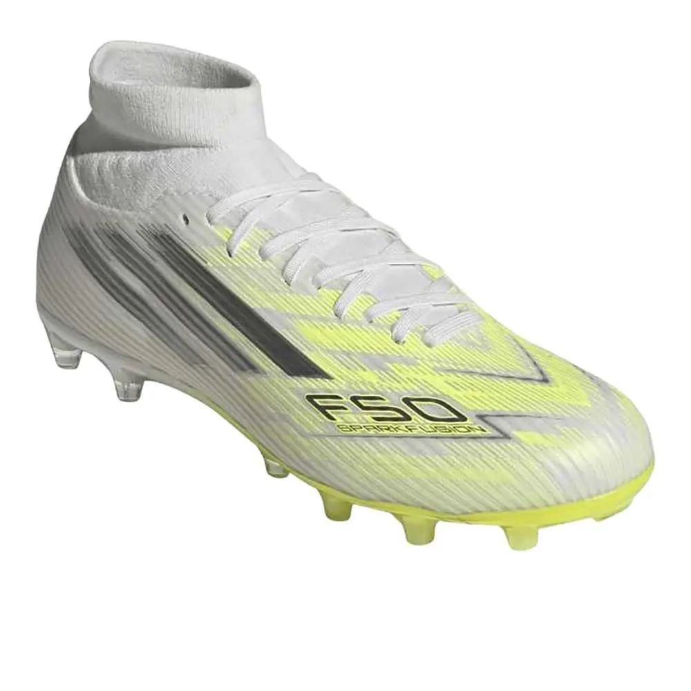 Adidas shoes - adidas F50 Sparkfusion League Mid Cut FirmArtificial Ground Socce - JP8350 - White 8
